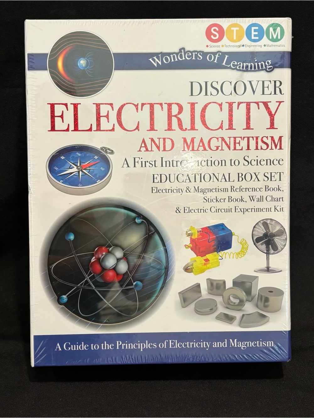 Wonders of Learning STEM Discover Electricity & Magnetism Educational Box Set